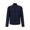 MONCLER Padded Jacket mit Logo-Patch in mattem Navy 158346441 [P]