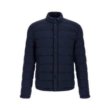 MONCLER セルヴス ロゴ パッチ パディングジャケット マット ネイビー 1A000 43 597YD 776 158346441 [P]