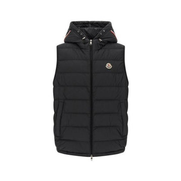 Moncler Hooded Padded Vest Black 158346420 [P]