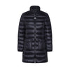 MONCLER GENET ロゴパッチ ロングダウンジャケット ネイビー 1C000 02 597YG 778 153855844 [P]