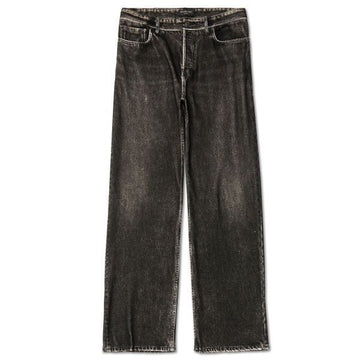 BALENCIAGA Schwarze Straight-Leg-Jeans (TOL99 1000) 75872377 [P]