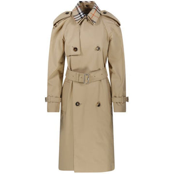 Burberry Long Detachable Collar Gabardine Trench Coat (8091066) 114939494 [P]