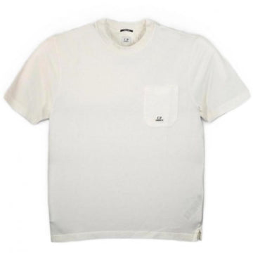 CP COMPANY Pique-Pigmentfärbung T-Shirt mit kurzen Ärmeln 158169858 [P]