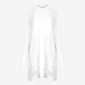 Isabel Marant REHANA Cotton Dress (RO0225FA A3J10E 20WH) 101583892 [P]