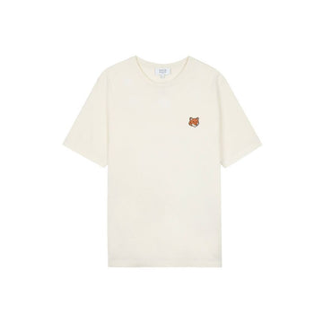 MAISON KITSUNE Herren Fox-Kopf Regular T-Shirt Noble Beige PM00107KJ7026-0063 151679149 [P]