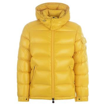 Moncler 25FW Maya Logo Patch Padded Jacket Yellow 1A536 00 68950 141 148772626 [P]