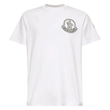 Moncler Big Logo Printed T-Shirt White 8C000 56 89AJS 00A 146793874 [P]