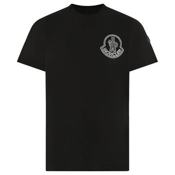 MONCLER Big Logo Print T-Shirt Schwarz 8C000 56 89AJS 998 146793873 [P]