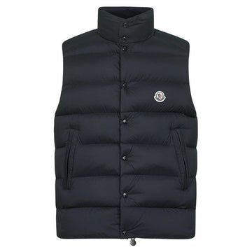 MONCLER ティブ パッチ ロゴ ダウンベスト ネイビー 1A000 96 597YD 776 144632232 [P]