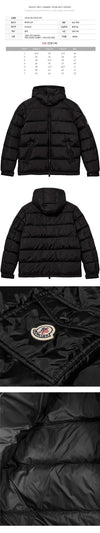 MONCLER MAYA Pufferjacke mit Logo-Patch Schwarz 1A536 00 539ZD 999 144632214 [P]