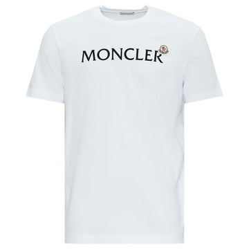 Moncler Logo Patch T-Shirt White 8C000 36 8390T 001 144632210 [P]