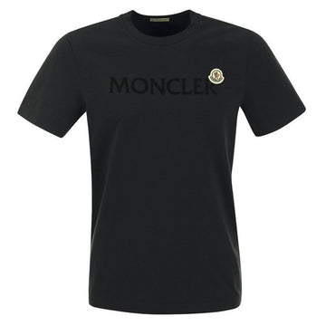 MONCLER ロゴパッチTシャツ ブラック 8C000 36 8390T 999 144632208 [P]