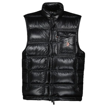 Moncler 25FW NANTU Embroidered Logo Patch Padded Vest Black 1A000 21 597X6 999 144632181 [P]