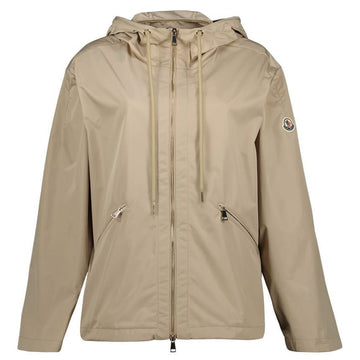 MONCLER CASSIOPEA Kapuzenjacke mit Logo-Patch Beige 1A001 80 54A1K 239 139865671 [P]