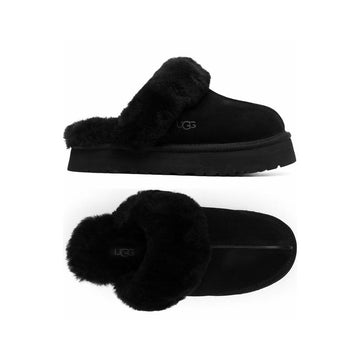UGG ディスケトファー スエード ミュール スリッパ ブラック 159879716 [P]