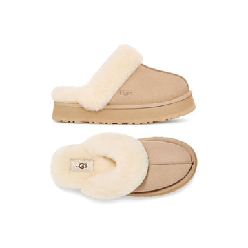 UGG Mule Slipper aus Suede mit Kunstpelz 1122550 SAN 159879717 [P]