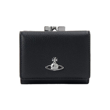 VIVIENNE WESTWOOD Kleinrahmen Geldbörse mit Orb-Logo Schwarz 5115002MW S000D N403 159879779 [P]