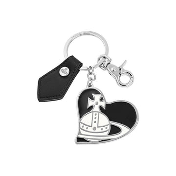 VIVIENNE WESTWOOD ハートキーホルダー ブラック 8203012TU OM002H N401 159879784 [P]