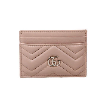 GUCCI 26FW GG マモント マトラッセ カードウィレット ピンクベージュ 443127 AAFAX 5753 159879841 [P]