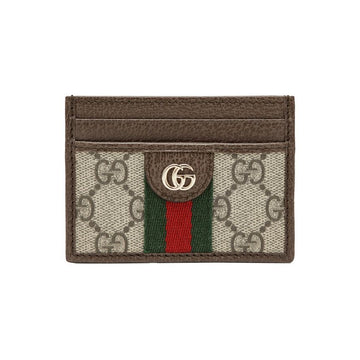 Gucci GG Ophidia Web Card Case Beige 838486 FAE0L 9746 159879844 [P]
