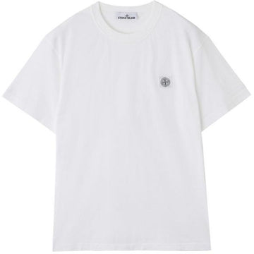 STONE ISLAND FISSATO Treatment Organic Cotton Jersey T-Shirt mit kurzem Ärmel - Slim Fit (801523757 A0001) 158210628 [P]