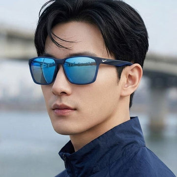 NIKE Sonnenbrille IB6917X 410 Maverick M N Blau Mirror Sport Golf Angeln Unisex 159882494 [P]