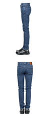 Zegna Men's Logo Patch Straight Leg Jeans (Blue) E8I70 GAN 001 131429258 [P]