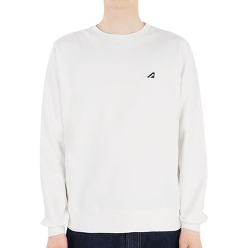 AUTRY Mini Logo Patch Sweatshirt (White) 2351 54757446 [P]