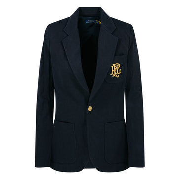 POLO RALPH LAUREN Blazerjacke mit Logo-Stickerei und goldenen Knöpfen Navy 211795348 002 159882835 [P]