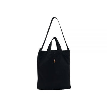 POLO RALPH LAUREN 26SS Pony-Logo gestickte Schultertasche Schwarz 405967606 003 159882845 [P]