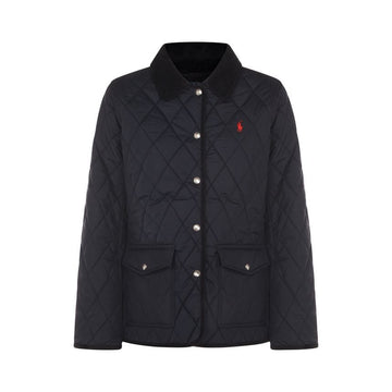 POLO RALPH LAUREN Diamant-Quilt-Jacke mit Pony-Stickerei Navy 211965336 002 159882846 [P]