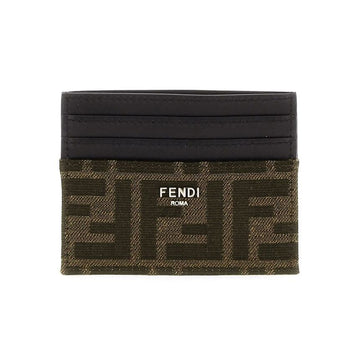 Fendi 26SS FF Jacquard Card Wallet Brown 7M0164 ALWK F0L3T 159882905 [P]
