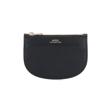APC 26SS Logo Reißverschluss Kartenetui Schwarz PXAWV F63439 LZZ 159882949 [P]