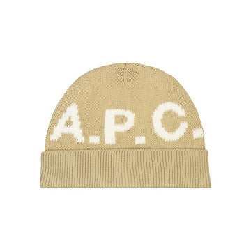 APC 26SS Signature Logo Beanie Beige M25113 AAE 159882962 [P]