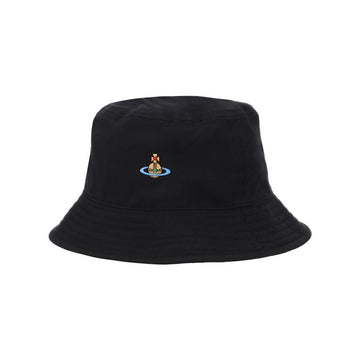 VIVIENNE WESTWOOD Kunstseide Baumwoll bucket hat schwarz 81020009 W01HC N401 159882993 [P]