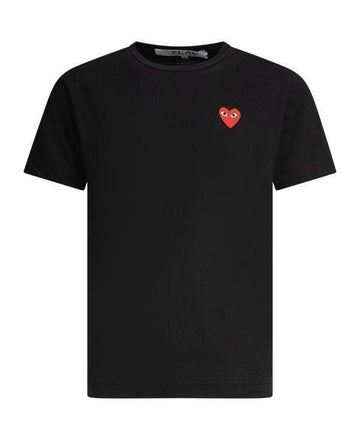 COMME DES GARCONS レッドハート ワッペン 半袖Tシャツ AX T108 051 1 151055287 [P]
