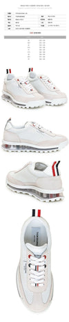 THOM BROWNE Tech Runner Clear Sole Sneakers Weiß FFD120B 05584 100 99165734 [P]