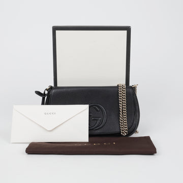 GUCCI ソーホー ティスル チェーン クロスバッグ ブラック 159711321 [P]