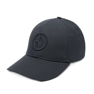 STONE ISLAND コットン レップ コンパス 刺繍 アジャスタブル ストラップ キャップ ネイビー 9100013 S0248 V0020 150881188 [P]