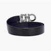 SALVATORE FERRAGAMO ベルト ミッドナイト ブルーブラック リバーシブル メンズベルト 127388070 [P]