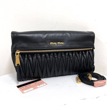 MIU MIU Clutch & Umhängetasche Schwarz (5BF385) 159886050 [P]