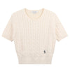 SPORTY & RICH ケーブルニットセーター 157338630 [P]