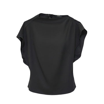 MASSIMO DUTTI Schwarzes asymmetrisches Shirt 44 159887153 [P]