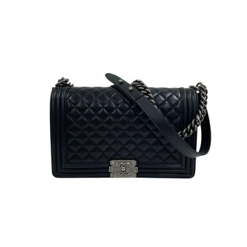 CHANEL Vintage Chain Shoulder Bag aus Lammleder A92193 159887299 [P]