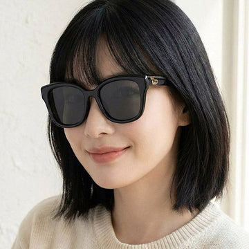 Gucci Sunglasses GG1830SK 001 Luxury Logo Women's Square Horn Frame Asian Fit 149349674 [P]