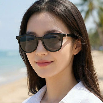 GUCCI Sonnenbrille GG1001SK 001 Hornrahmen Asiatische Passform Schwarz 96101096 [P]