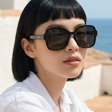 Gucci Sunglasses GG0765SA 002 Black Horn Rim Asian Fit 79609067 [P]