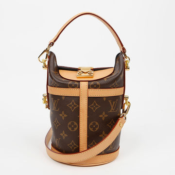 Louis Vuitton Monogram Canvas Bucket Duffel Bag Brown 158876194 [P]