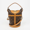 LOUIS VUITTON Duffle Bag Monogram Canvas Bucket Bag Braun 159712711 [P]