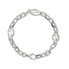 Gucci Interlocking Bracelet 620798 J8400 8106 Silver 127478718 [P]